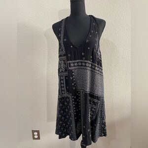 Free people beaded black dress